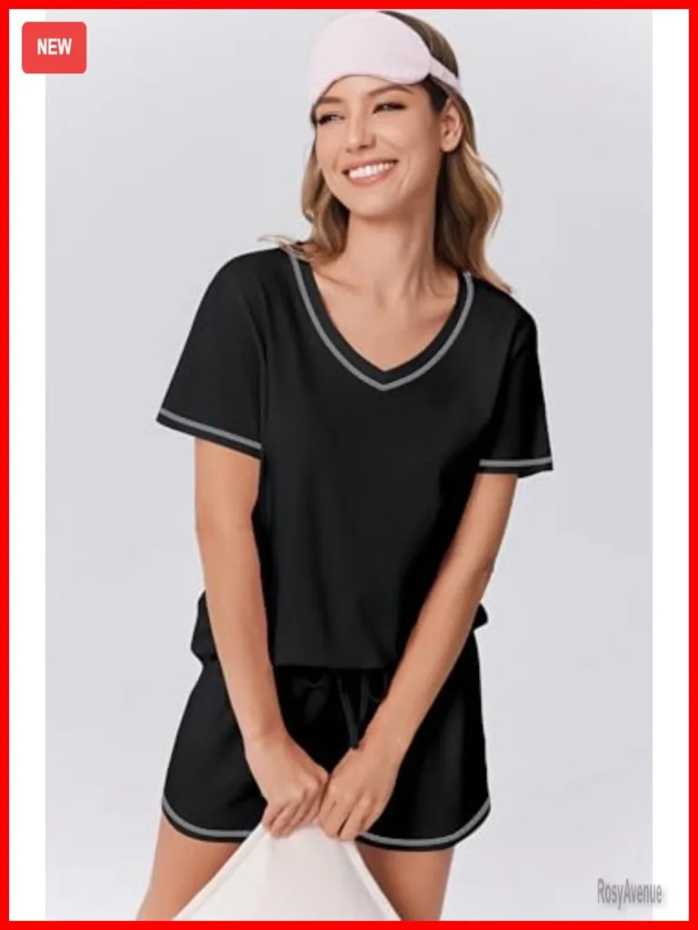 95% Cotton PJs Short Sleeve Loungewear Set
